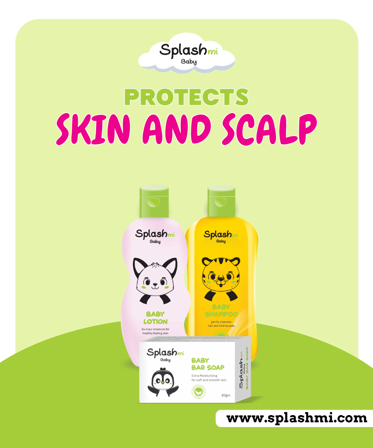 Splashmi Essential Baby Bath Bundle
