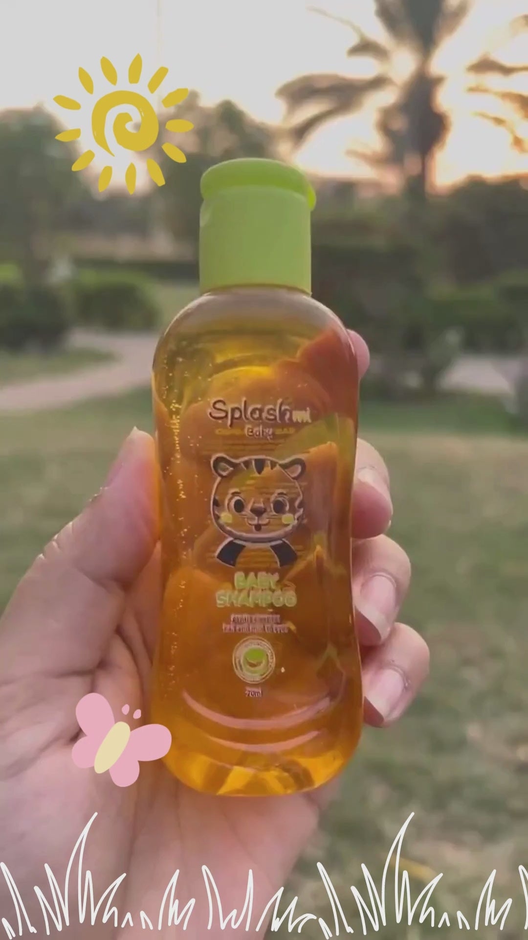 Splashmi Baby Shampoo - Get Silky and Tangle Free Hair