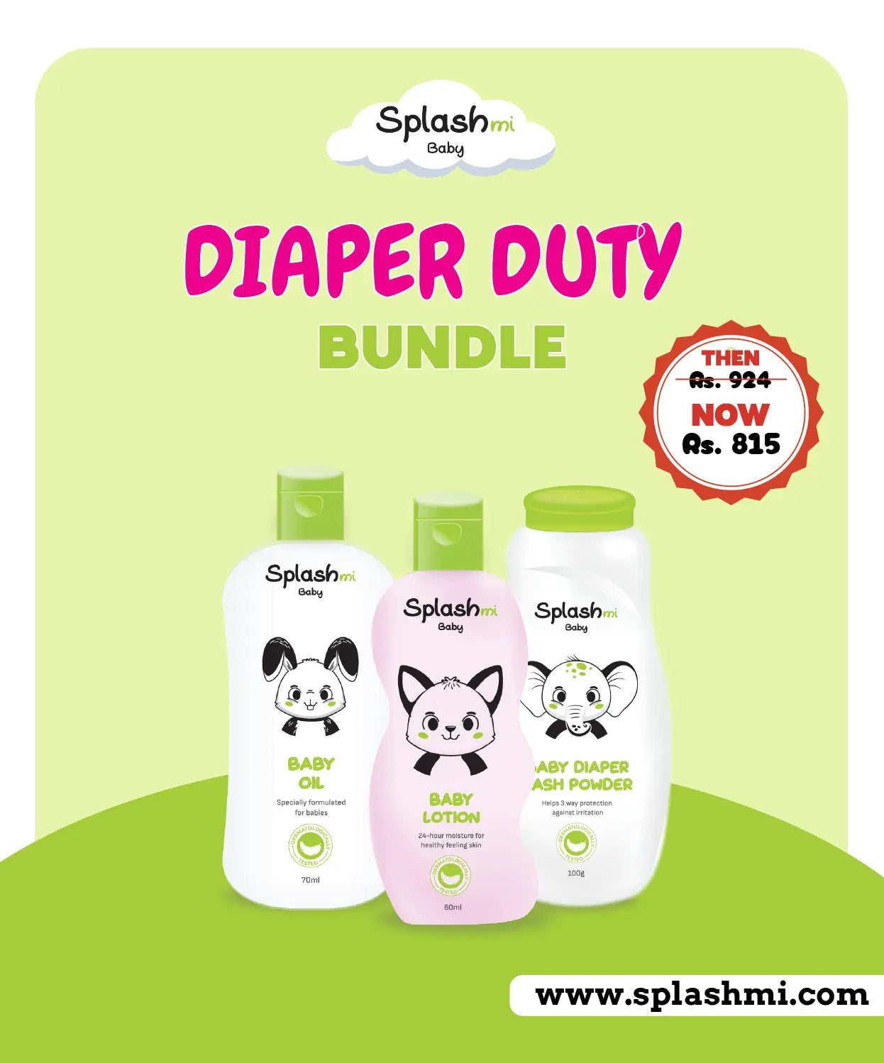 Splashmi Diaper Duty Bundle