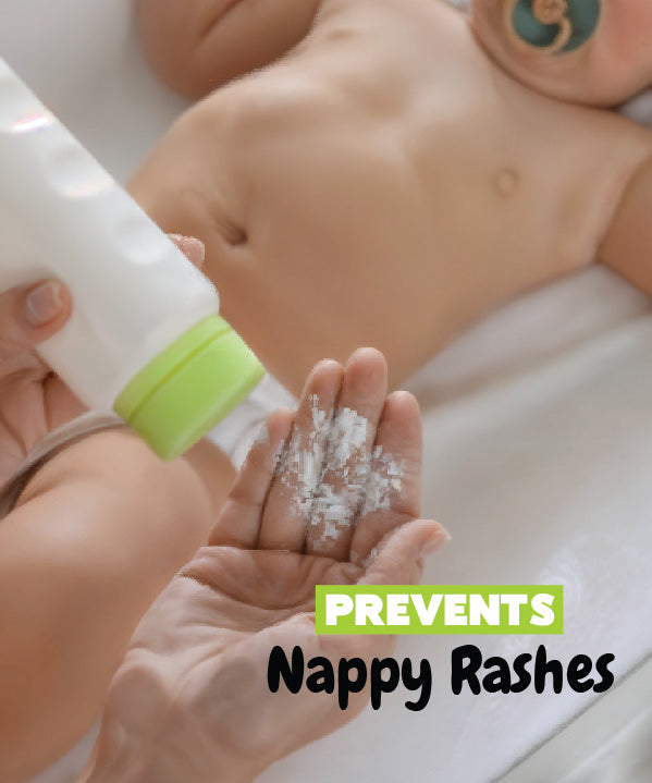 Splashmi Diaper Rash Powder - Prevent Rashes with Zinc Oxide