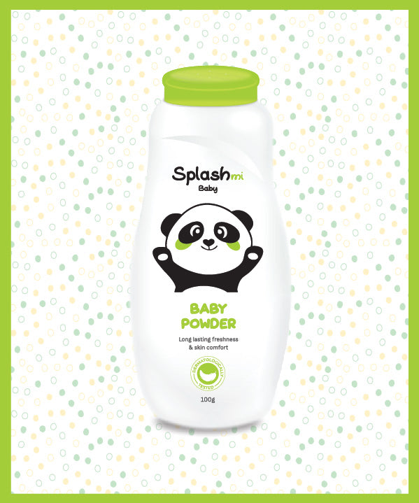 Splashmi Baby Powder - Best For Sweat Prevention